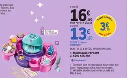 E.Leclerc Maquillage papillon,cool nail art offre