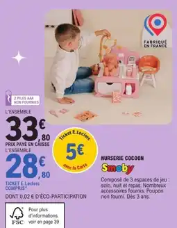 E.Leclerc Nurserie cocoon offre