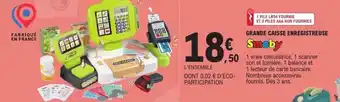 E.Leclerc Grande caisse enregistreuse offre