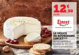 Maximarché LINCET Le délice de bourgogne offre