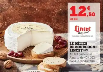 Maximarché LINCET Le délice de bourgogne offre