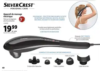 Lidl Appareil de massage électrique offre