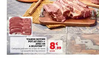 Maximarché Viande bovine pot au feu avec os a mijoter offre