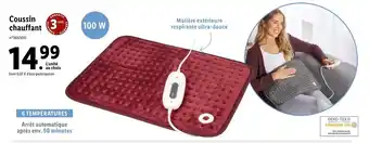 Lidl Coussin chauffant offre