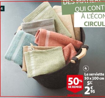 Auchan Linge de toilette actuel offre