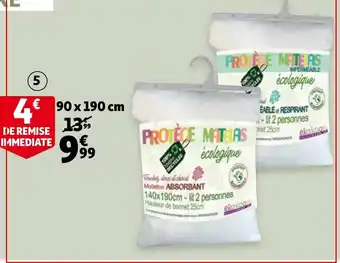 Auchan Protection literie ekokoon offre