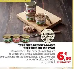 Maximarché TERRINES DU MORVAN Terrines de bourgogne offre
