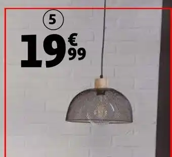 Auchan Suspension métal offre