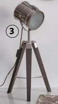 Auchan Lampe trépied offre