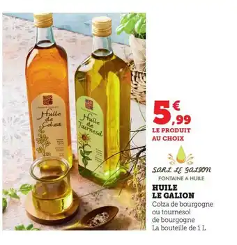Maximarché Huile le galion offre