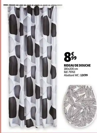 Auchan Rideau de douche offre