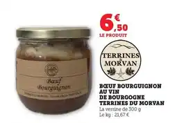 Maximarché TERRINES DU MORVAN Bœuf bourguignon au vin de bourgogne offre