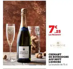 Maximarché Crémant de bourgogne aop brut l'aurore offre