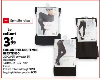 Auchan Collant polaire femme In Extenso offre
