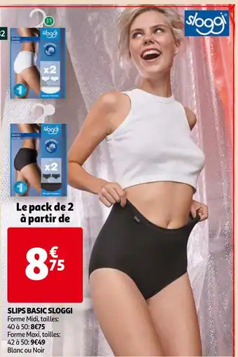 Auchan Slips Basic Sloggi offre
