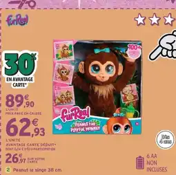 Intermarché Express FURREAL Peanut le singe offre