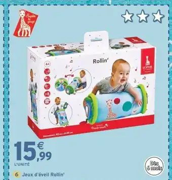 Intermarché Express Jeux d'éveil Rollin offre