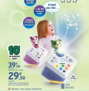 Intermarché Express Storikid - mon conteur d'histoires offre