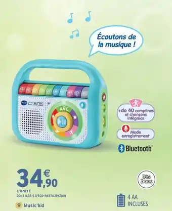 Intermarché Express Music'kid offre