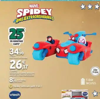 Intermarché Express MARVEL SPIDEY AMIS EXTRAORDINAIRES Spidey véhicule split 3 en 1 offre