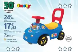 Intermarché Express SMOBY Porteur auto Pat' Patrouille offre