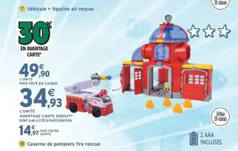 Intermarché Express Caserne de pompiers fire rescue offre