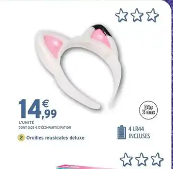 Intermarché Express Oreilles musicales deluxe offre