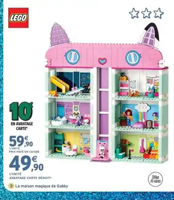 Intermarché Express LEGO La maison magique de Gabby offre