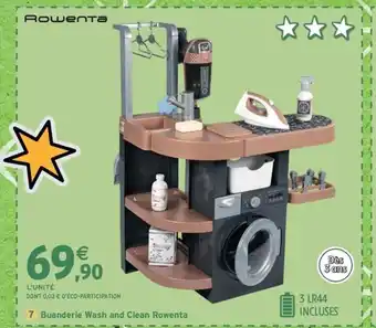 Intermarché Express ROWENTA Buanderie Wash and Clean offre