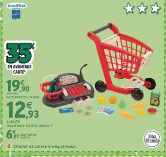 Intermarché Express ÉCOIFFIER Chariot et caisse enregistreuse offre