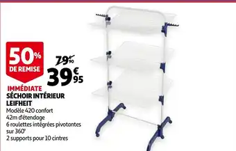 Auchan Séchoir Intérieur Leifheit offre