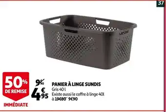 Auchan Panier à Linge Sundis offre