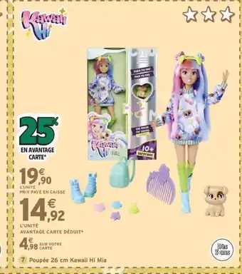 Intermarché Express KAWAII HI Poupée offre