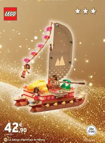 Intermarché Express LEGO Le bateau d'aventure de Vaiana offre