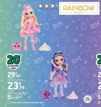Intermarché Express RAINBOW HIGH Poupée Creative Crystals Amaya offre