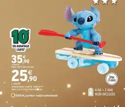 Intermarché Express STITCH surfeur radiocommandé offre