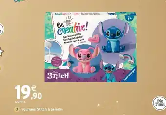 Intermarché Express Figurines Stitch à peindre offre