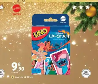 Intermarché Express UNO Lilo et Stitch offre