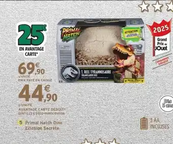 Intermarché Express PRIMAL HATCH Dino Eclosion Secrète offre