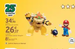 Intermarché Express Coffret Mario et Bowser offre