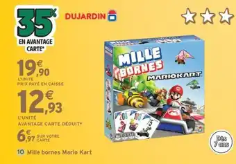 Intermarché Express DUJARDIN Mille bornes Mario Kart offre