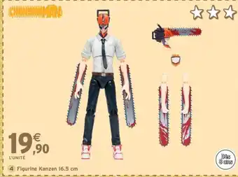 Intermarché Express CHAINSAWMAN Figurine Kanzen offre