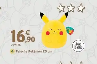Intermarché Express Peluche Pokémon offre