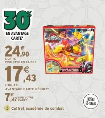 Intermarché Express Coffret académie de combat offre