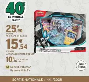 Intermarché Express Coffret Pokémon Kyurem Noir Ex offre