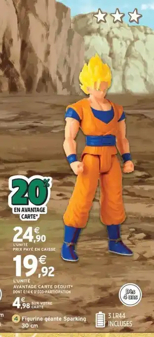 Intermarché Express Figurine géante Sparking offre