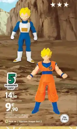 Intermarché Express Pack de 2 figurines Dragon Ball Z offre