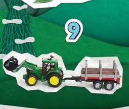 Intermarché Express Tracteur John Deere avec chargeur et remorque offre