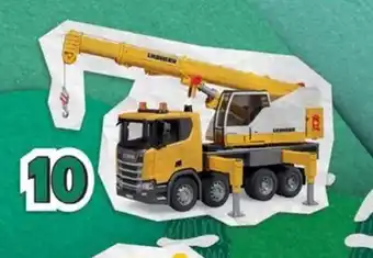 Intermarché Express Camion Scania super 560R avec grue Liebherr offre