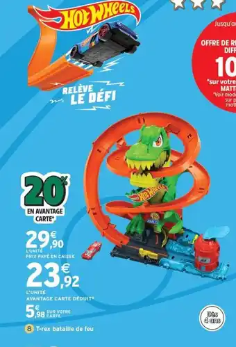 Intermarché Express T-rex bataille de feu offre
